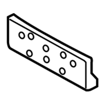 Ford FB5Z-17A385-BA License Bracket