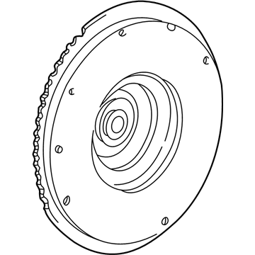 Ford 1L5Z-6375-BA Flywheel And Ring Gear Assembly