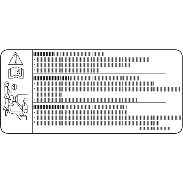 Ford LU5Z-9900014-C Warning Label