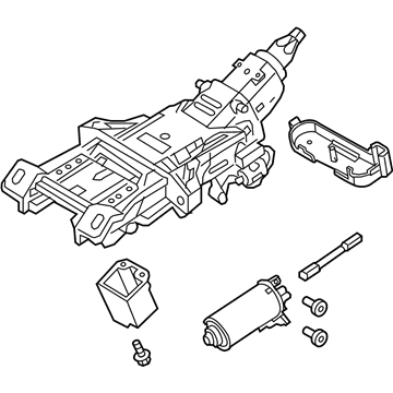 Ford Police Interceptor Sedan Steering Column - DG1Z-3C529-Y