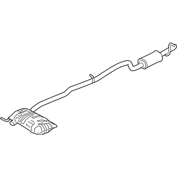 Mercury 6F2Z-5230-AB Muffler & Pipe