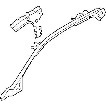 Ford KT4Z-5851187-A RAIL ASY - BODY SIDE - UPPER