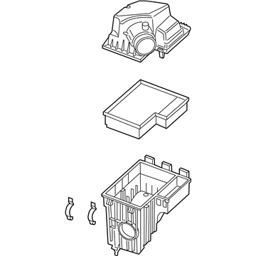 2018 Ford Transit-150 Air Filter Box - JK4Z-9600-B