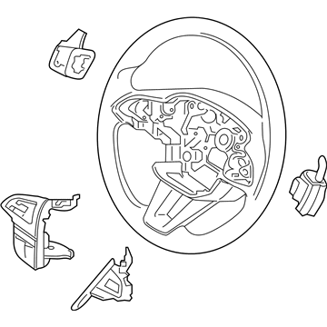 Ford Escape Steering Wheel - JJ5Z-3600-EA