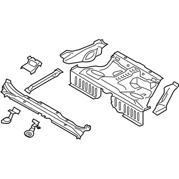 Ford FR3Z-6311160-A Center Floor Pan