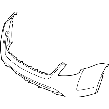 Mercury Bumper - AN7Z-17D957-AAPTM