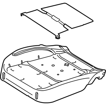 Ford CJ5Z-78632A23-C Seat Cushion Pad