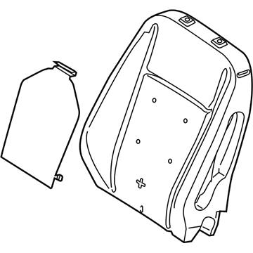 Ford CJ5Z-7864811-D Seat Back Pad