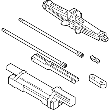 Ford NZ6Z-17080-A Jack Assembly