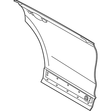 Lincoln LJ7Z-7824700-A Outer Panel