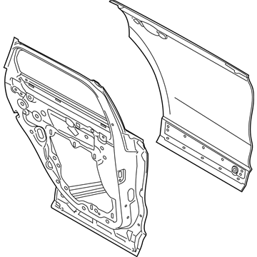 Ford LJ7Z-7824631-A DOOR ASY - REAR