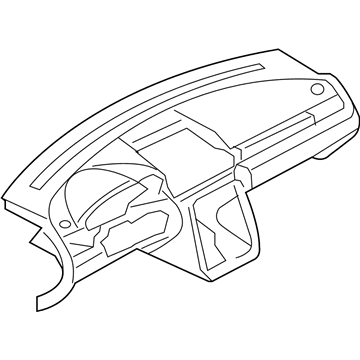 Ford 9F9Z-7404320-AA Instrument Panel