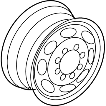 2001 Ford E-150 Econoline Spare Wheel - F8UZ-1015-AA