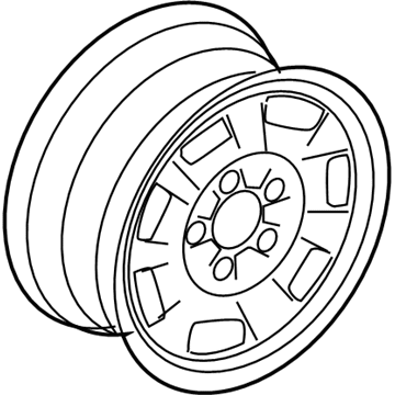 Ford E-350 Super Duty Spare Wheel - 4C2Z-1015-AA