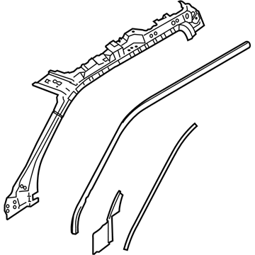 Ford FL3Z-1851186-B Windshield Pillar Reinforcement