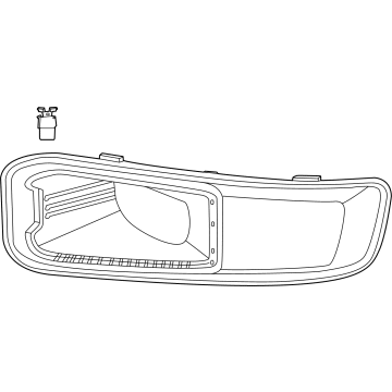 Ford PC3Z-17C754-AA Fog Lamp Bezel