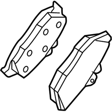 2001 Ford Mustang Brake Pads - 3R3Z-2200-AA