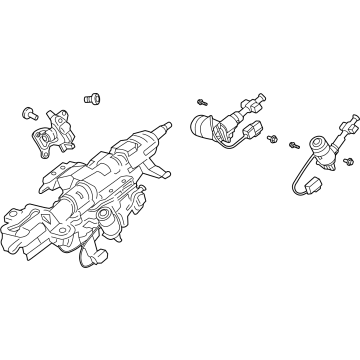 Ford JC3Z-3C529-T Steering Column