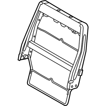 Ford BB5Z-78613A38-A Seat Back Frame