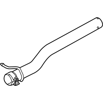 Ford E-350 Club Wagon Exhaust Pipe - 7C2Z-5A212-AA