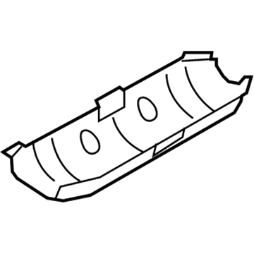 Ford 7C2Z-5E258-AA Muffler Shield