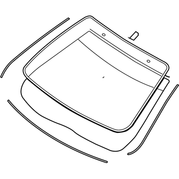 Mercury 9E5Z-5403100-A Windshield