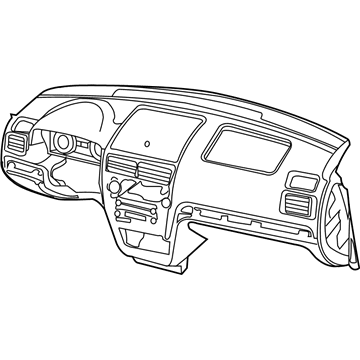 Mercury 8E5Z-5404320-BA Instrument Panel