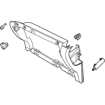 Ford LJ6Z-7804338-AA Glove Box Frame