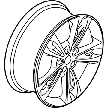 Ford JS7Z-1007-B Wheel, Alloy