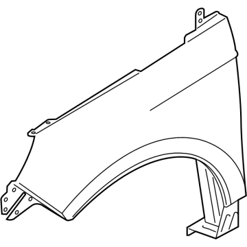 Ford GT4Z-16005-A Fender Assembly - Front