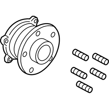 Ford CV6Z-1104-H Hub Assembly