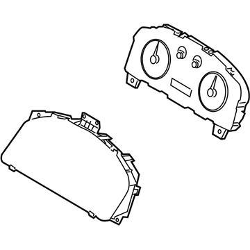 2008 Ford Focus Speedometer - 8S4Z-10849-F