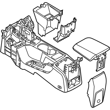 Ford CV6Z-58045A36-GA Center Console