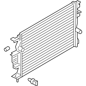 Ford Police Responder Hybrid Radiator - DG9Z-8005-H