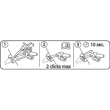 Ford AU5Z-9A095-F Fuel Label