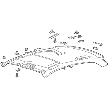 Lincoln GD9Z-5451916-AD Headliner