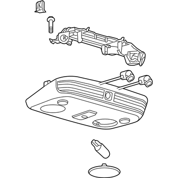 Ford AR3Z-63519A70-BB Console Assembly - Overhead