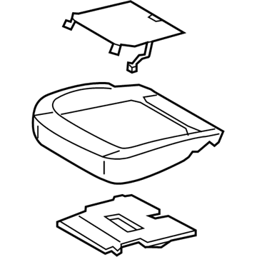 Ford FS7Z-54632A23-A Front Seat Heating Pad Assembly