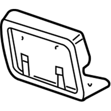 Ford 5C3Z-17A385-AA License Bracket