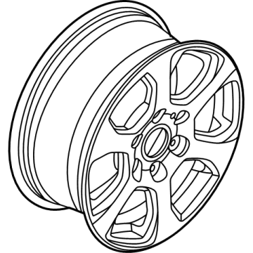 Ford M2DZ-1007-M Wheel, Alloy