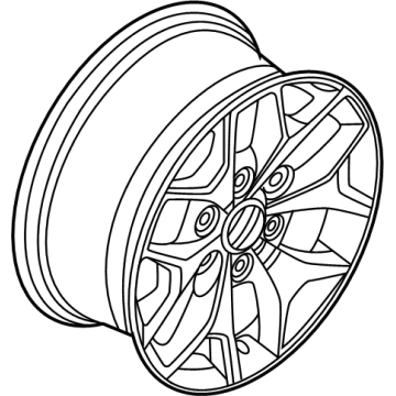 Ford M2DZ-1007-N Wheel, Alloy