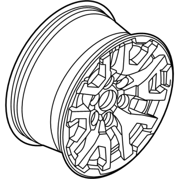 Ford NB3Z-1007-A Wheel, Alloy