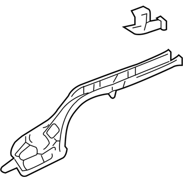 Ford 6E5Z-54101A15-AA Extension - Rear Floor Side Member