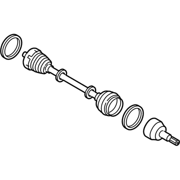 2017 Ford Transit Connect Axle Shaft - FV6Z-3A329-E