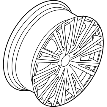 Ford G1EZ-1007-A Wheel, Alloy