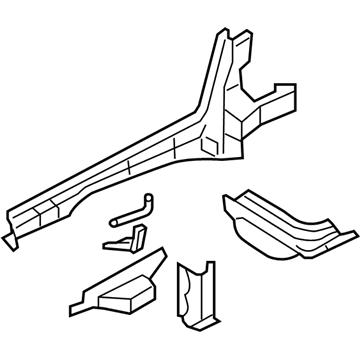 Ford 5F9Z-7410008-AB Inner Rail