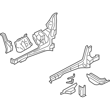 Ford 5F9Z-16054-CA Apron/Rail Assembly