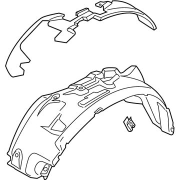 Ford HC3Z16102H Fender Liner