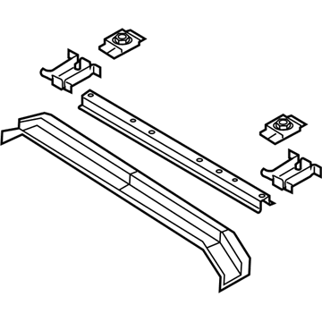 Ford 8C3Z-2510608-A Rear Crossmember