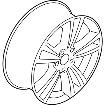 Lincoln BA5Z-1007-C Wheel, Alloy